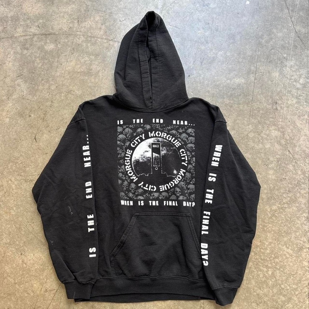 City Morgue Bottom Of The Barrel Tour Hoodie 2021 Size Medium